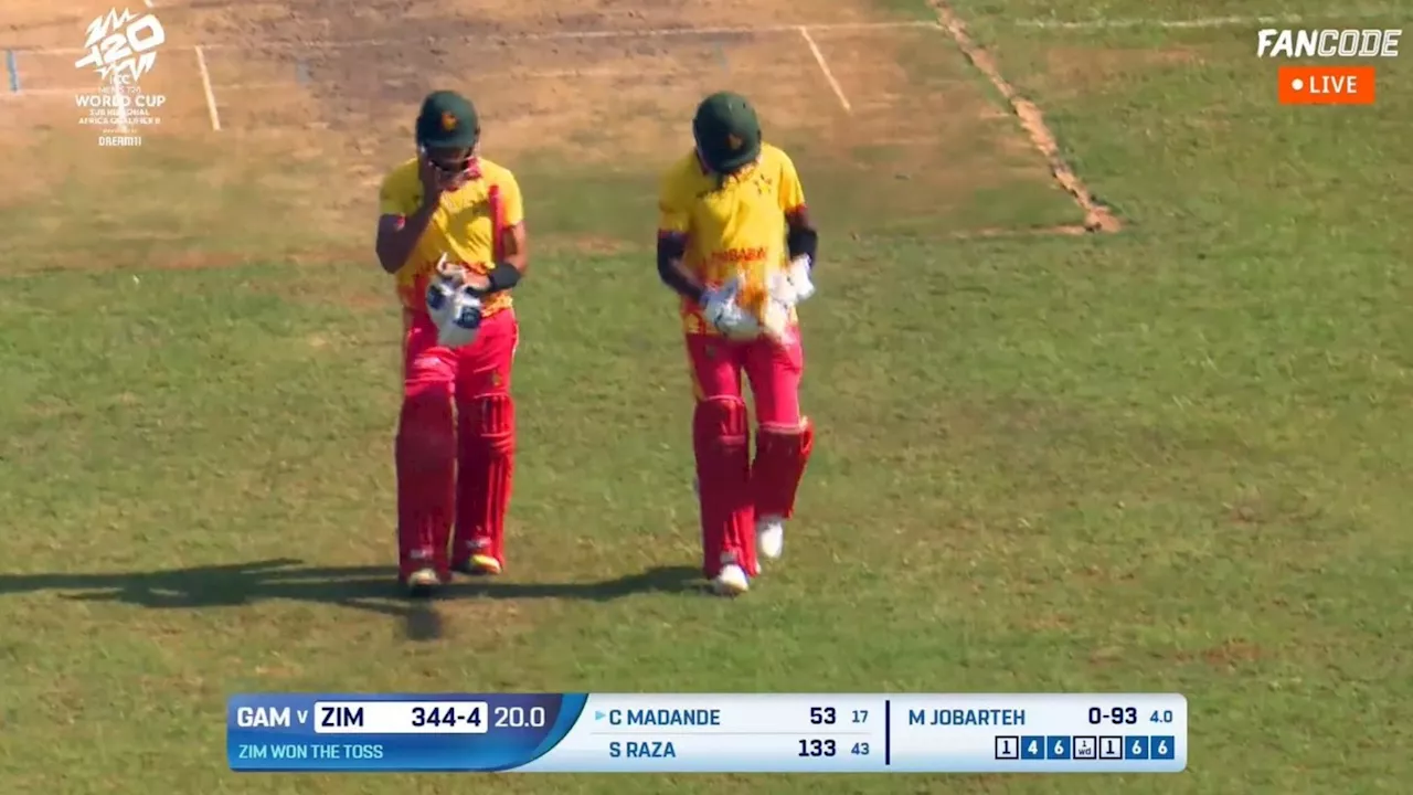 Cricket minnows obliterate T20 world record with 290-run beatdown...