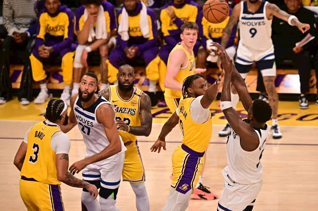 LeBron, Bronny James make NBA history with father-son appearance