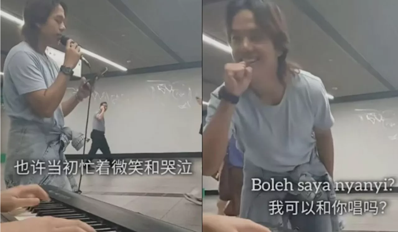 [Watch] Malay Singer, Chinese Pianist Unite In Viral MRT Performance, Showcasing Malaysia’s Harmony