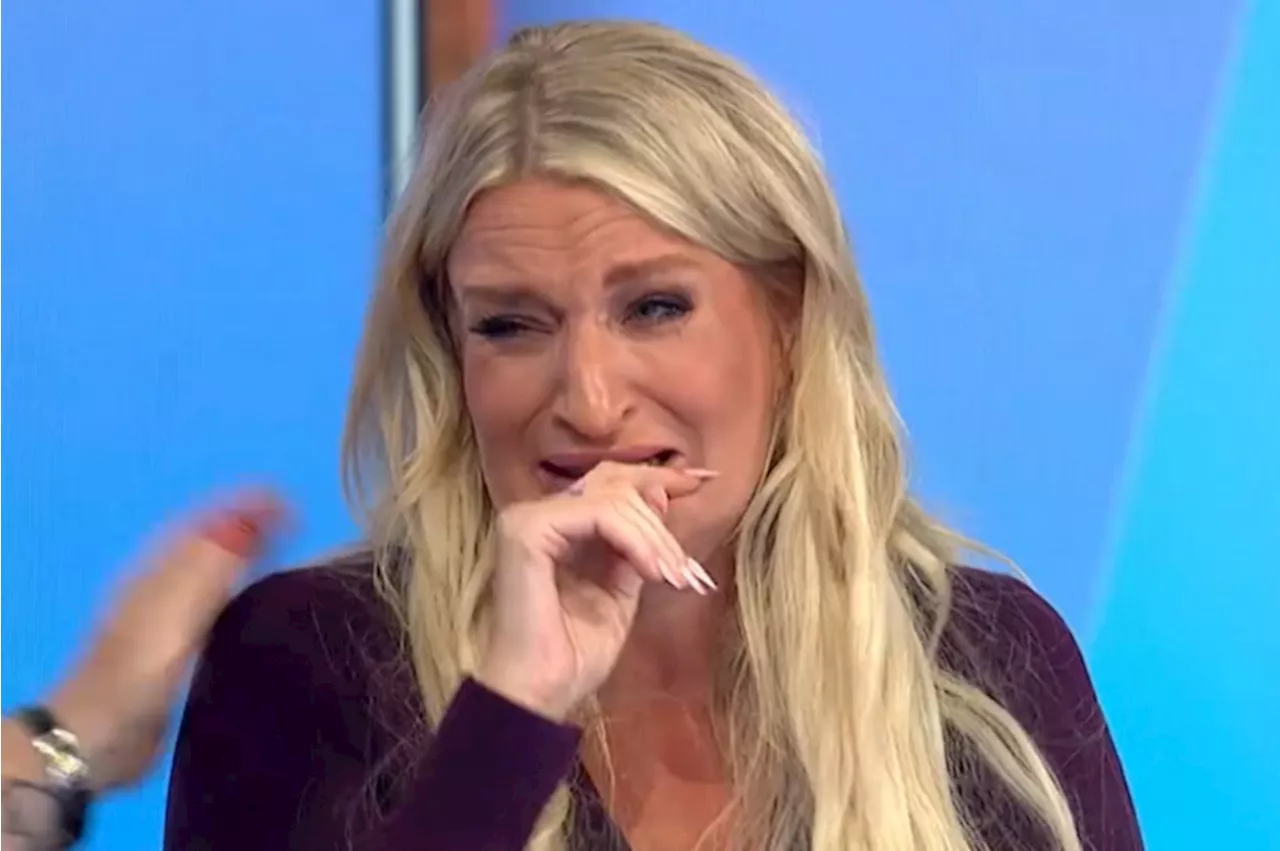 Emotional Daisy May Cooper breaks down in floods of tears live on Loose Women...