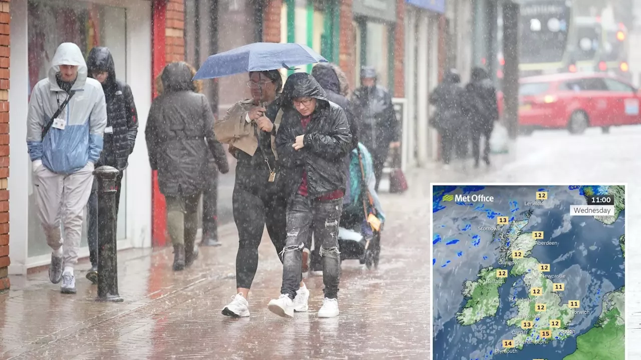 Met Office warns of MORE gales & heavy downpours after ‘severe’ storm battered Britain