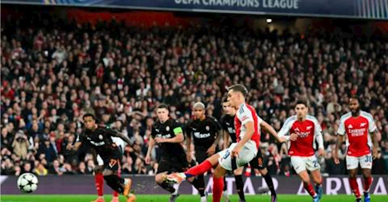 Arsenal grind out win over Shakhtar in Champions League