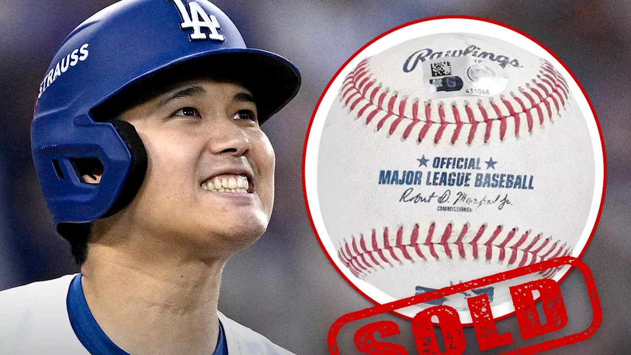 Shohei Ohtani 50/50 Ball Sells For $4.39 Million, Most Expensive Ball ...