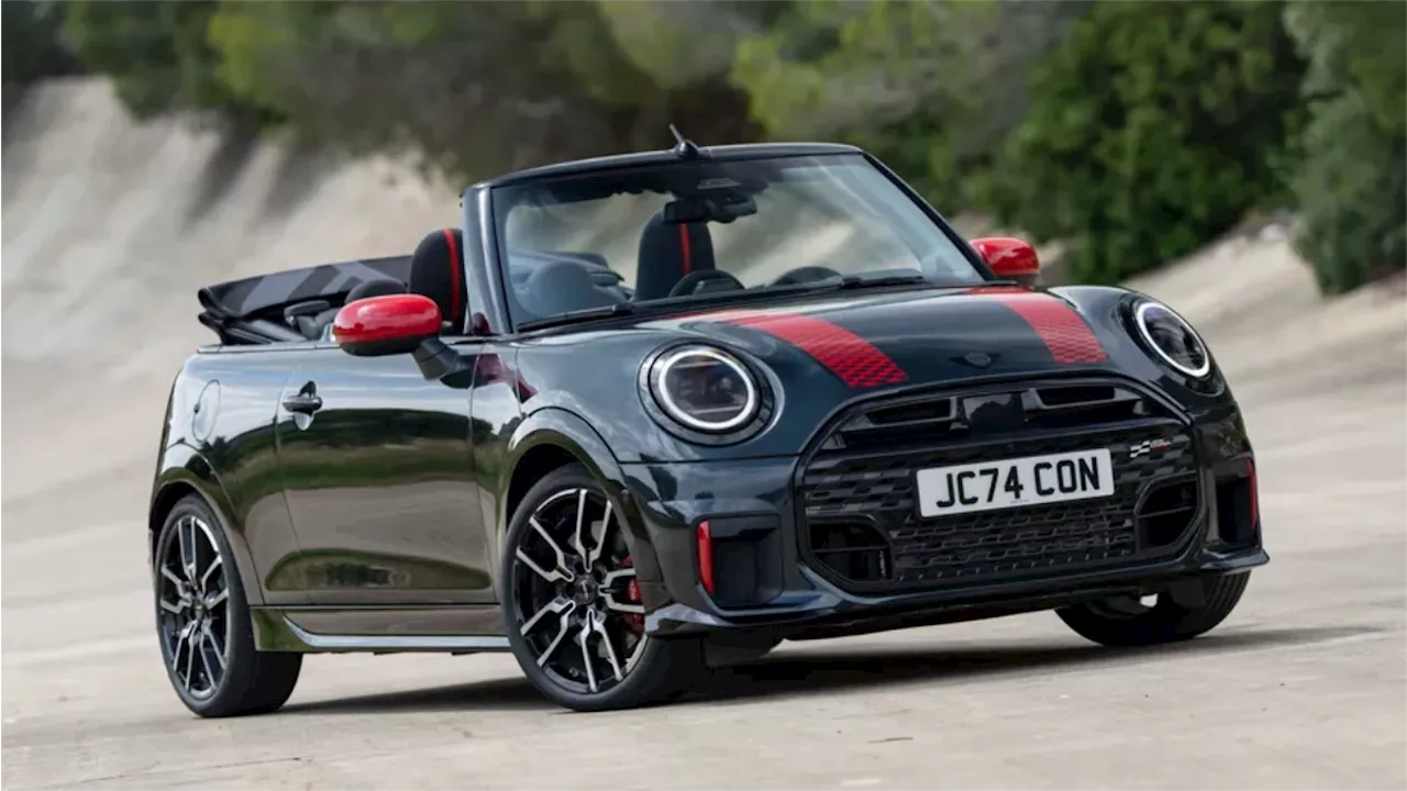 The latest-gasoline powered Mini John Cooper Works hatchback and cabrio are here