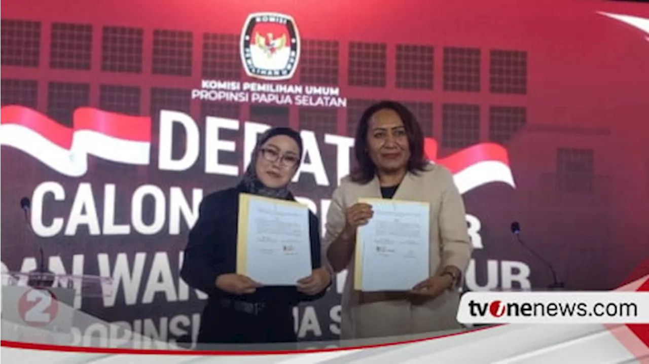 Gandeng tvOne, KPU Papua Selatan Gelar Debat Perdana Pasangan Calon Gubernur dan Wakil Gubernur