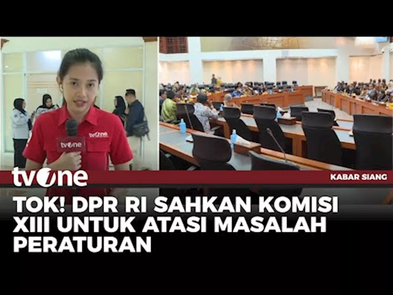 Pimpinan DPR RI Resmi Sahkan Komisi XIII Membidangi Reformasi Regulasi dan HAM