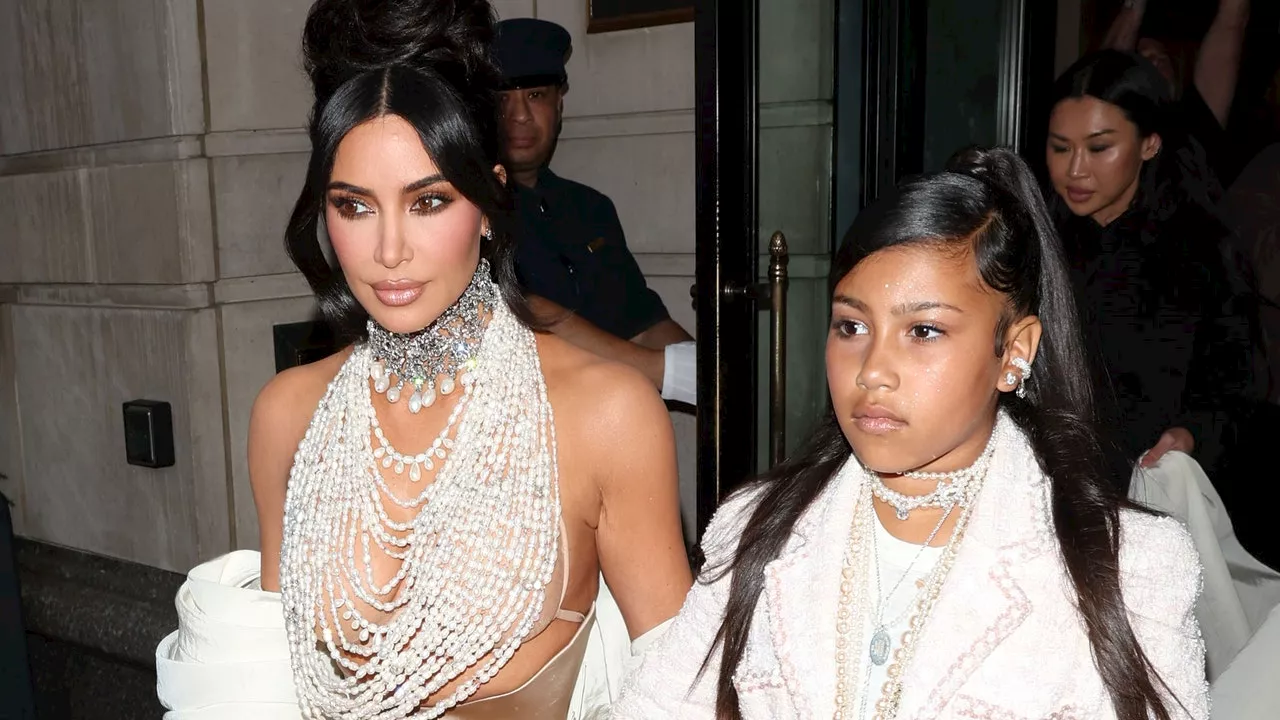 Kim Kardashian Got a “Skibidi Toilet” Diamond Necklace From North West (A What!?)