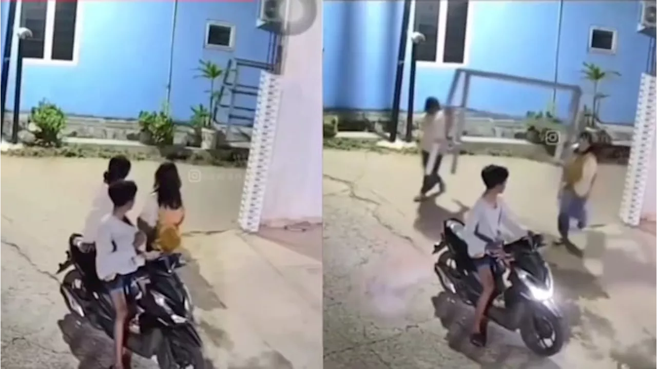 Viral Tiga Remaja di Depok Maling Rak Jemuran Baju, Caranya Kocak Banget!