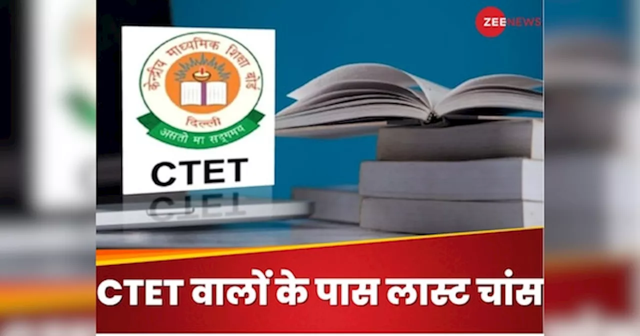 CTET 2024: सीटेट के फॉर्म में ये करने का बचा है आखिरी मौका, छूटा तो गया एक साल