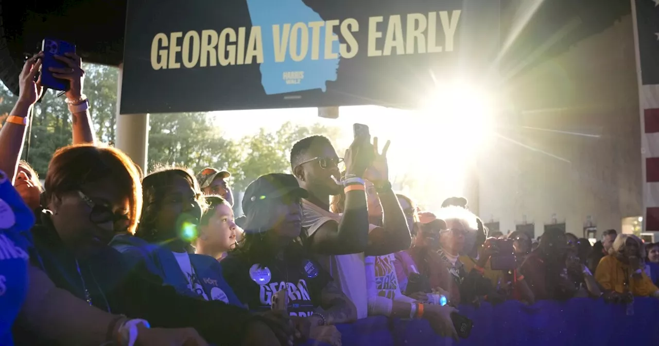 Trump, Harris campaigns barnstorm Georgia as race remains neck-and-neck