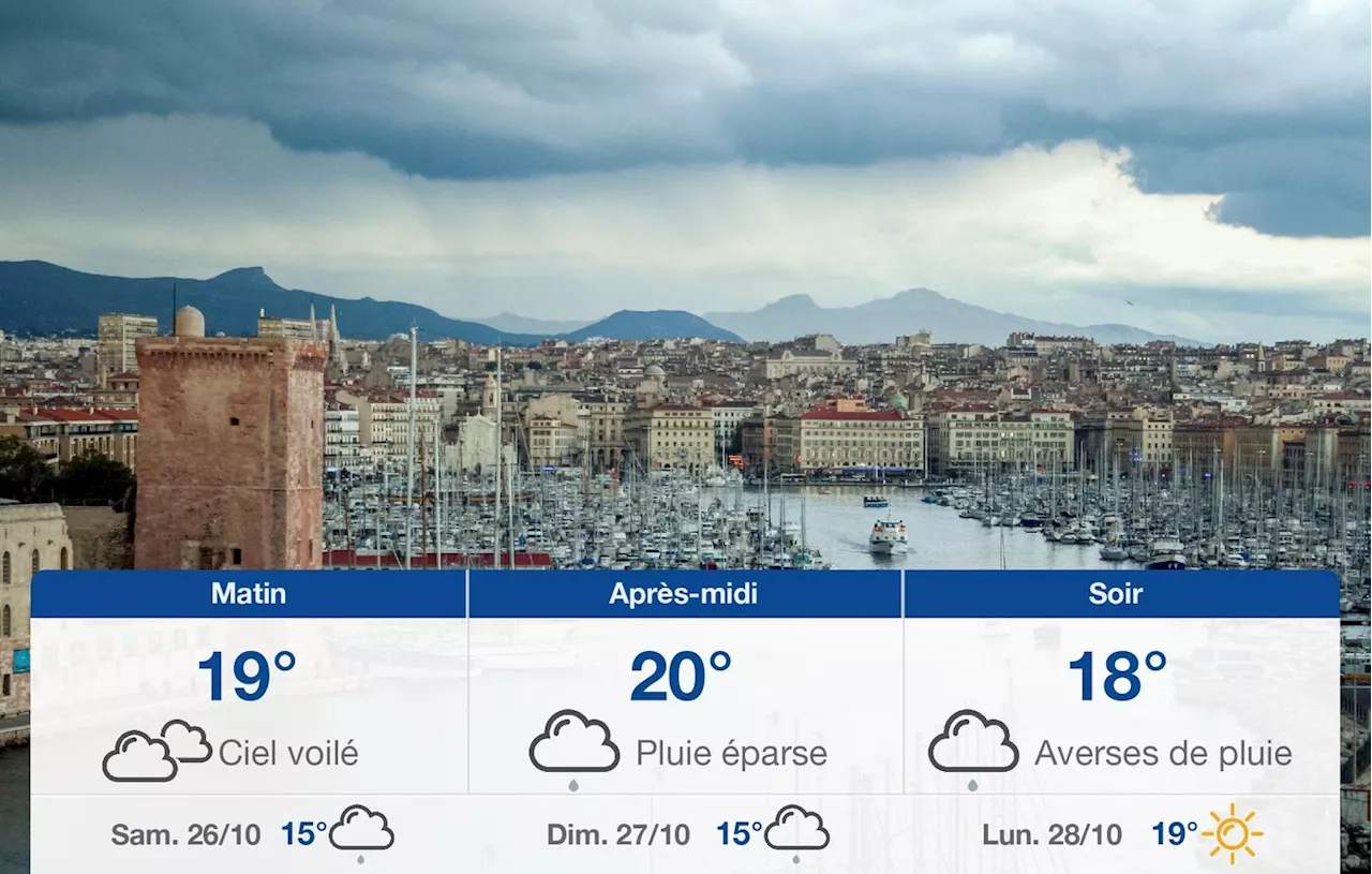 Météo Marseille: prévisions du vendredi 25 octobre 2024