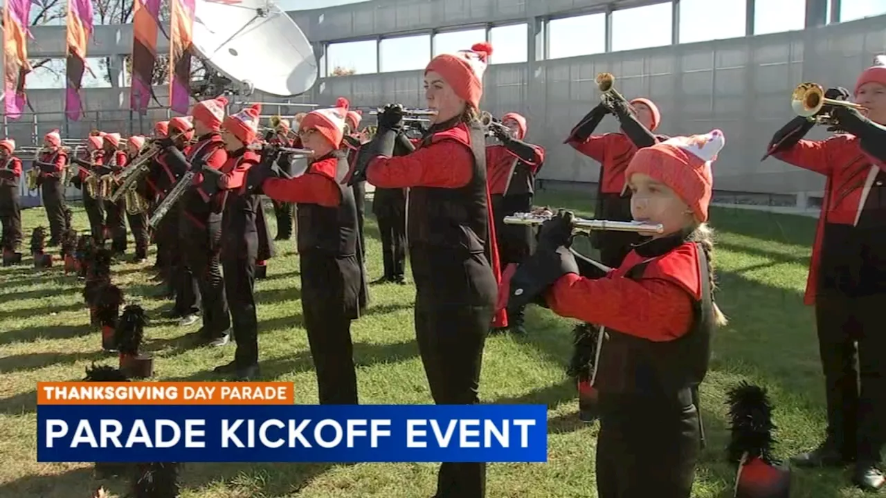 Kicking off the countdown for the 6abc Dunkin' Thanksgiving Day Parade