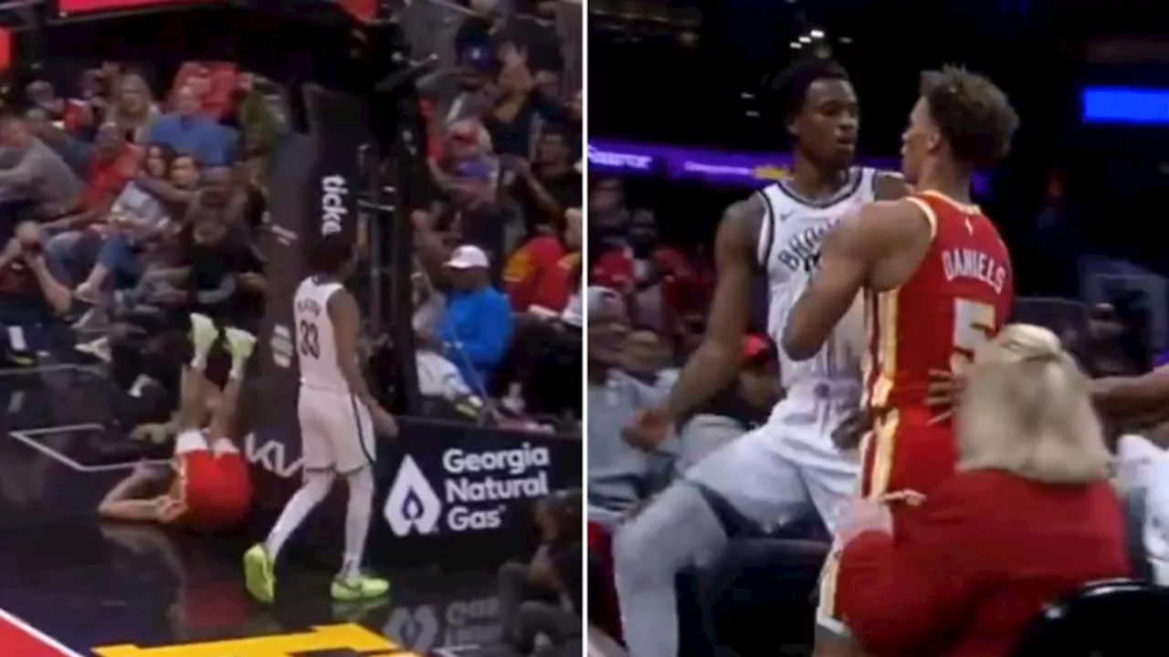 Aussie NBA player Dyson Daniels bites back after getting ‘clotheslined’ against Brooklyn