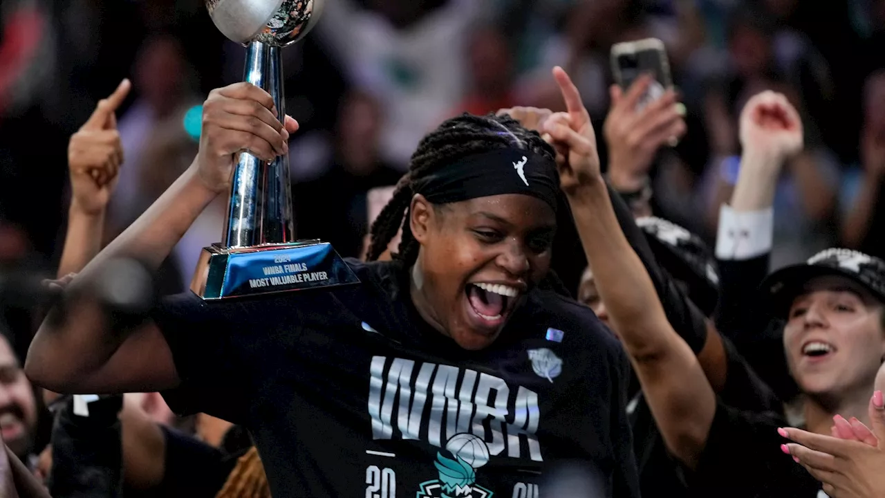 New York Liberty basketball team honored with ticker-tape parade in Canyon of Heroes