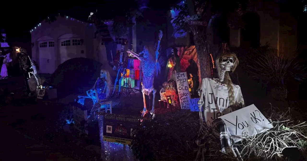 Arizona homeowner and proud ‘Swiftie’ creates Taylor Swift-themed Halloween House