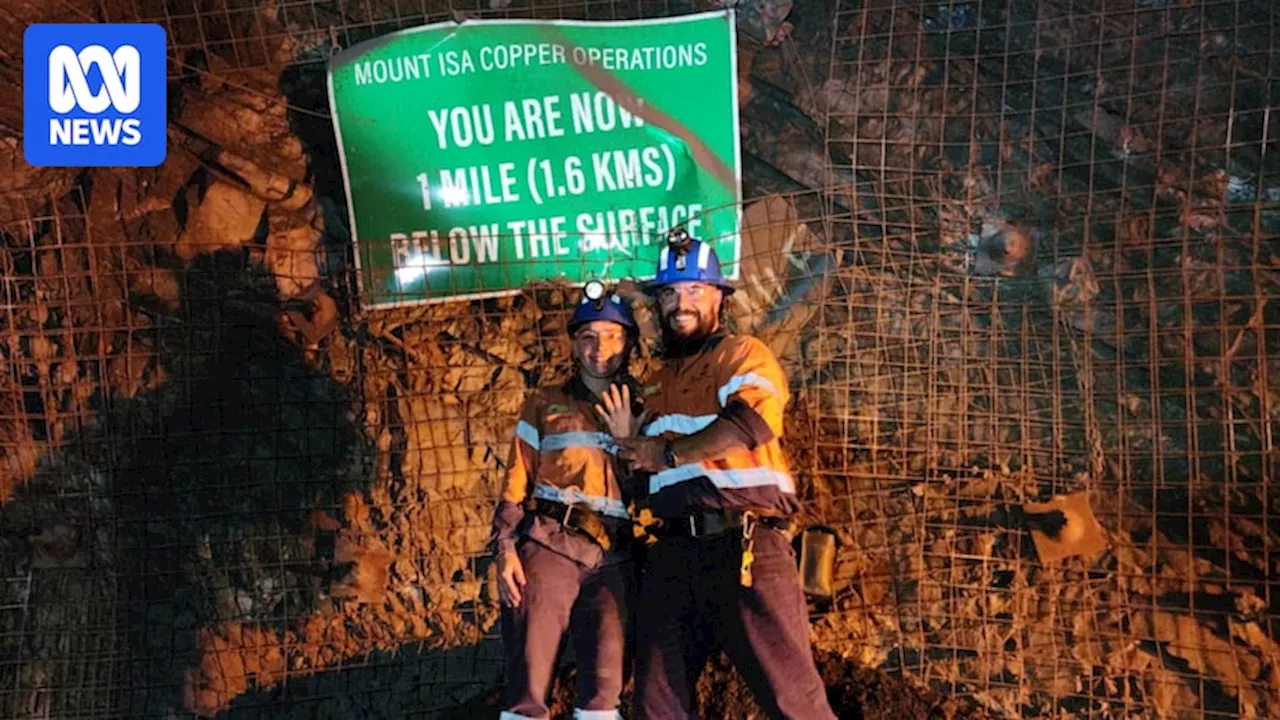 ‘She said yes’: Outback man pops the question 1.6km underground