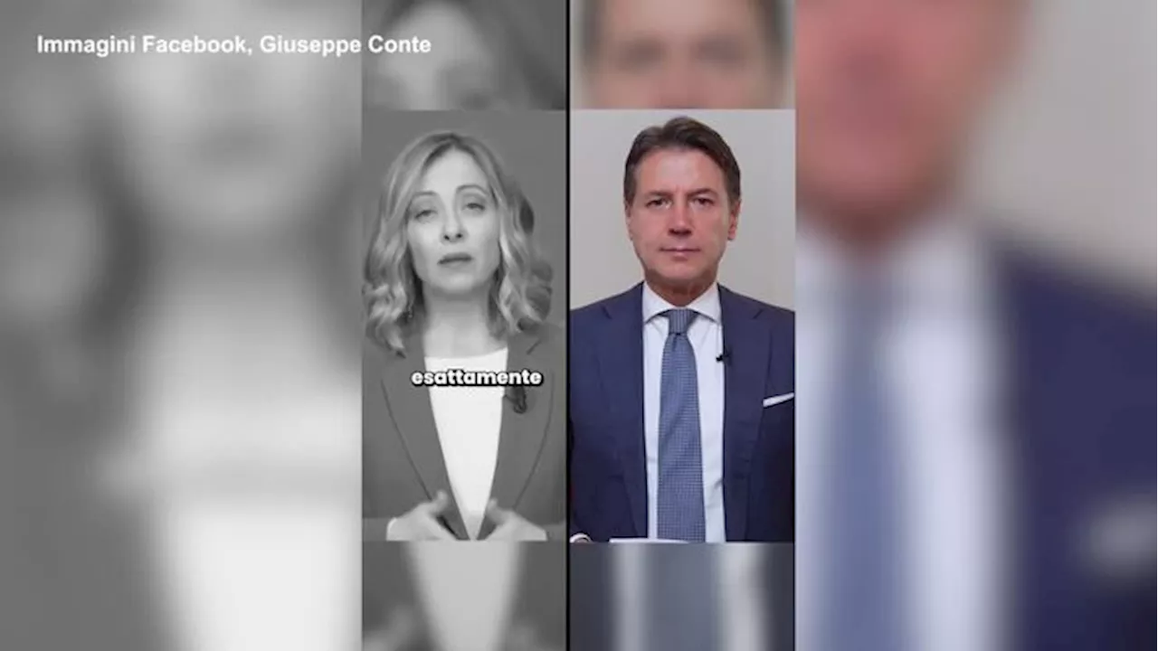 Conte attacca Meloni sui social: 'Due anni di governo, due anni di bugie e fallimenti'