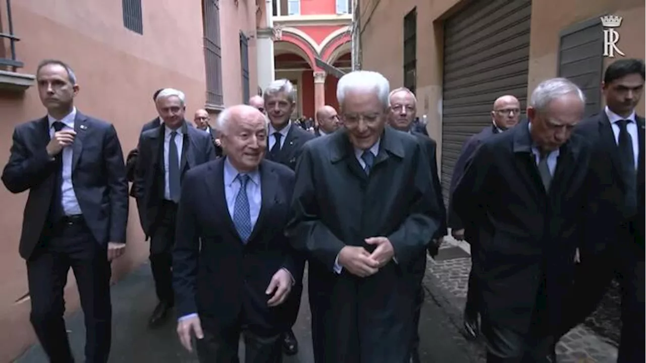 Mattarella al 70/o anniversario di fondazione de 'Il Mulino'