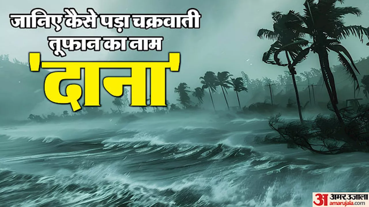 Cyclone: ओडिशा की तरफ बढ़ रहे चक्रवाती तूफान का नाम 'दाना' कैसे पड़ा? जानिए ये कौन और कैसे तय करता है