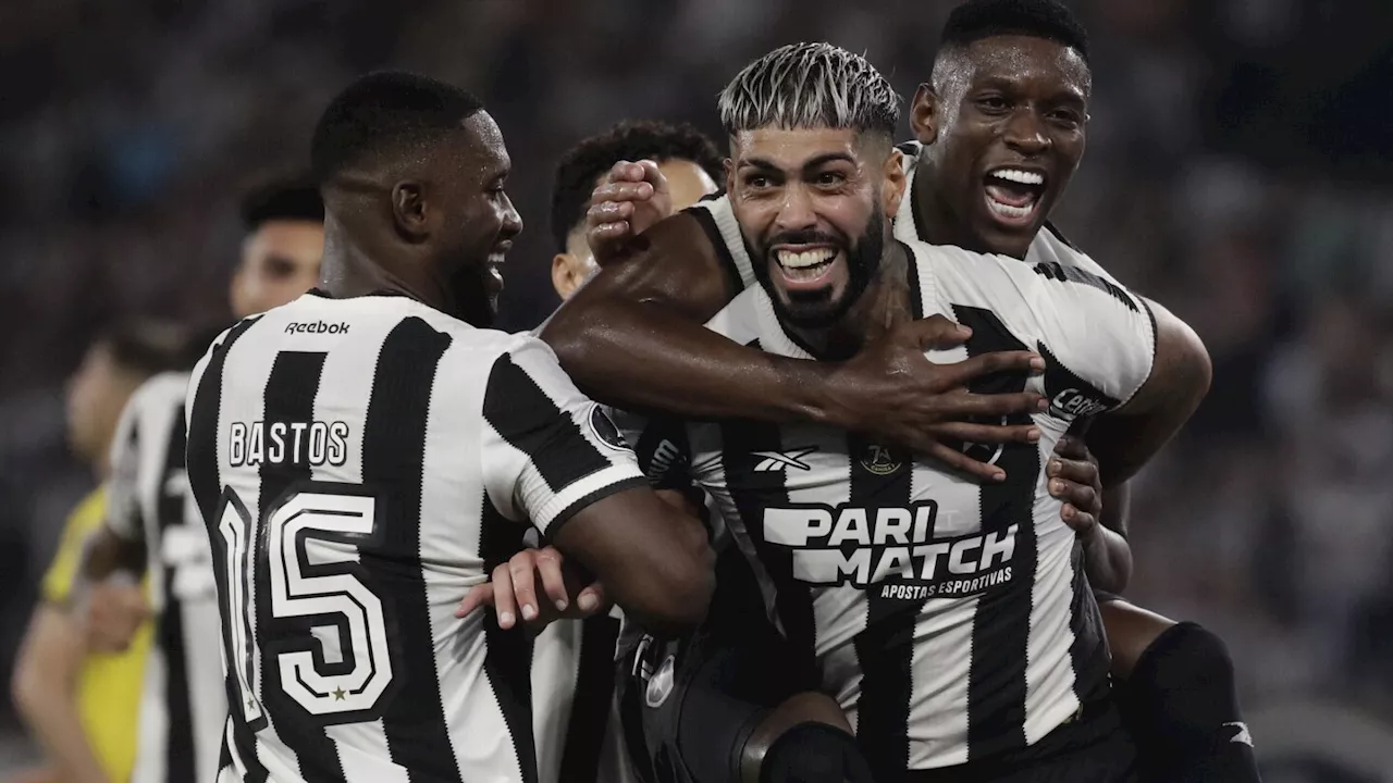 Brazil's Botafogo nears 1st Copa Libertadores final after 5-0 rout of Uruguay's Penarol