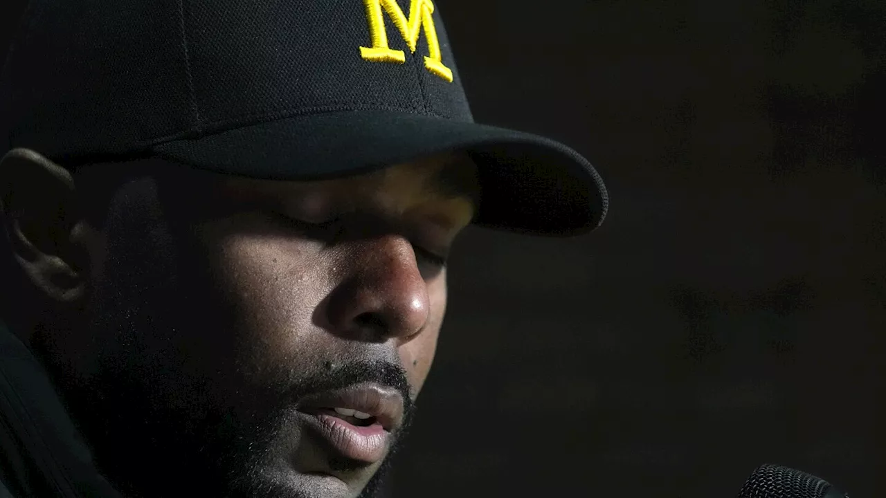 Michigan hosts Michigan State on Saturday night with possible bowl bid at stake for 1st-year coaches