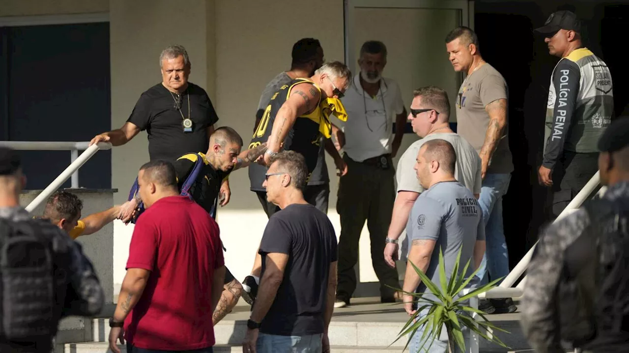 More than 250 supporters of Uruguayan club Peñarol detained after clashing with law enforcement in Rio de Jan