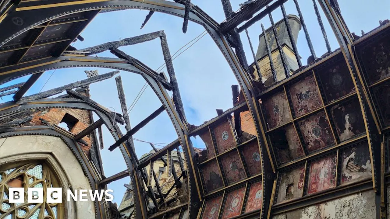 Repairs restart at fire-hit Ushaw chapel and school