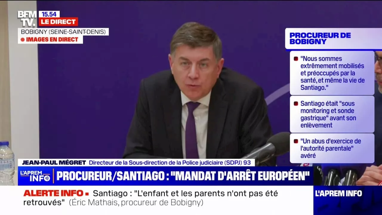 Enlèvement de Santiago: le numéro d’alerte enlèvement, le 197, est toujours actif “à titre exceptionnel”