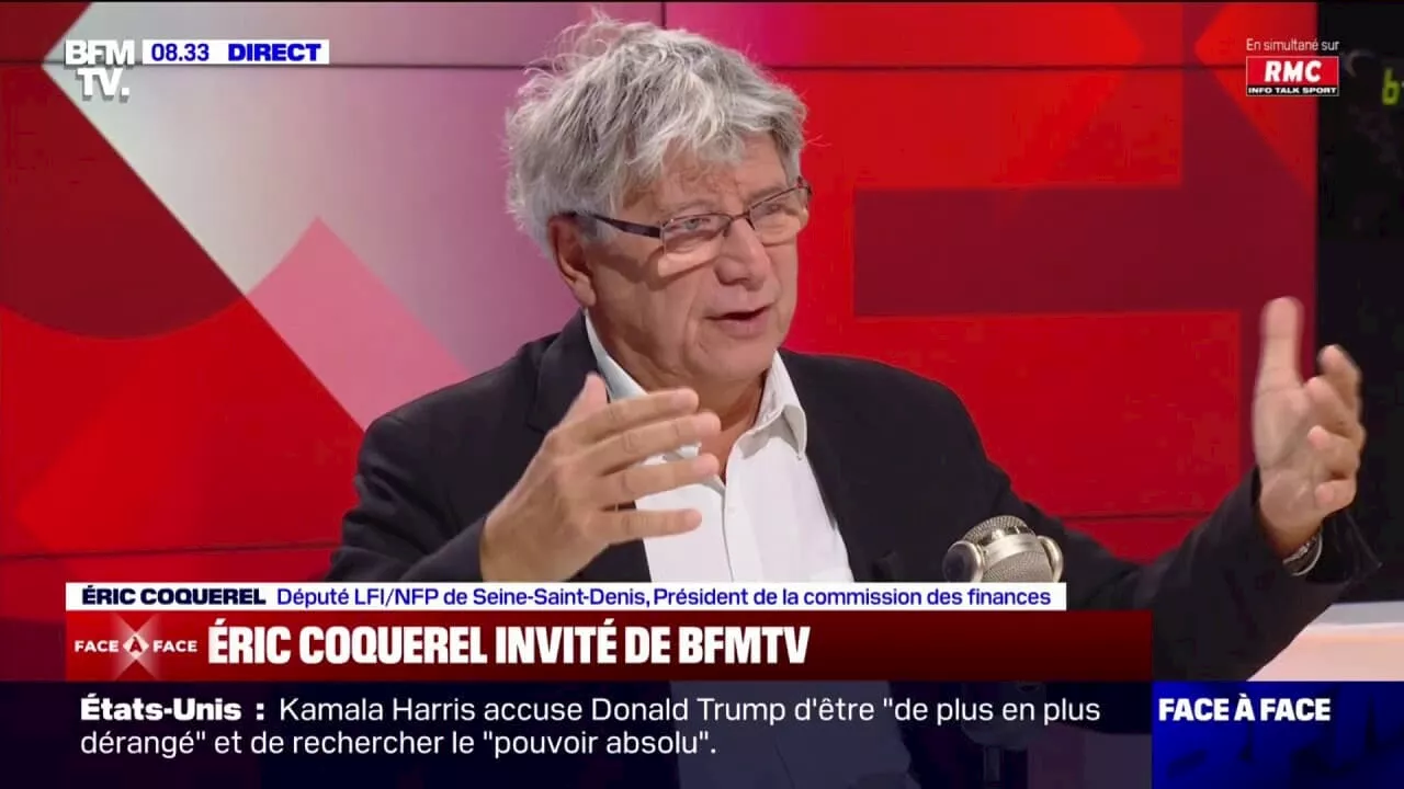 'Sans le Rassemblement national, le budget devient le nôtre', déclare Éric Coquerel, député LFI