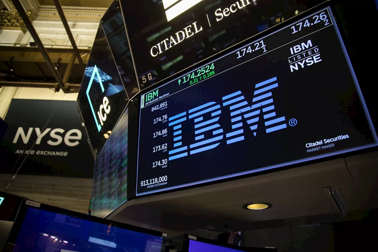 ＩＢＭ株下落、コンサルティング需要鈍化－売上高伸び悩む