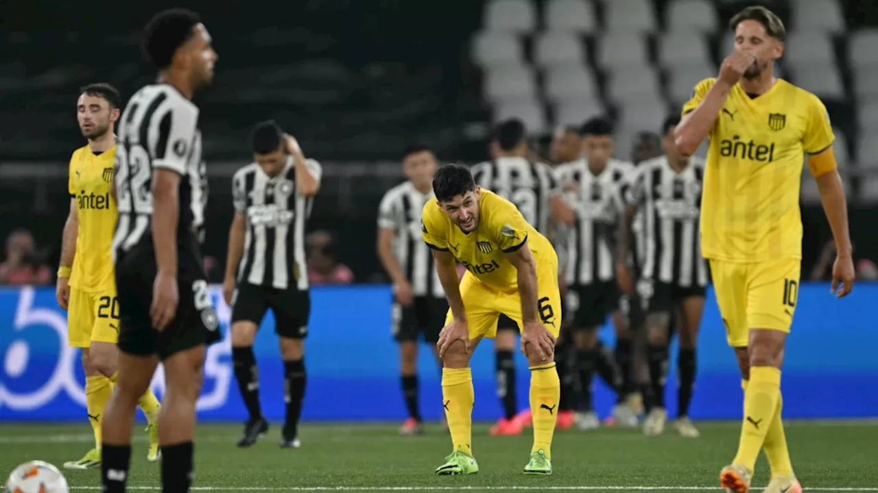 Botafogo humilla a Peñarol y tiene un pie en la final de la Copa Libertadores