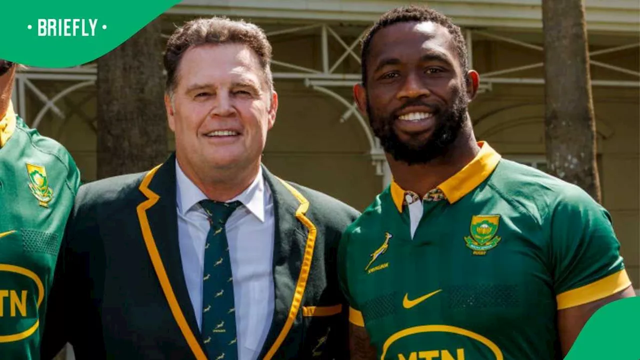 Springboks Coach Rassie Erasmus Supports Siya Kolisi Amid Divorce