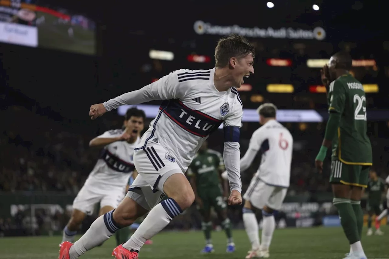 Gauld nets hat trick, Vancouver Whitecaps rout Portland Timbers 5-0 in wild-card game