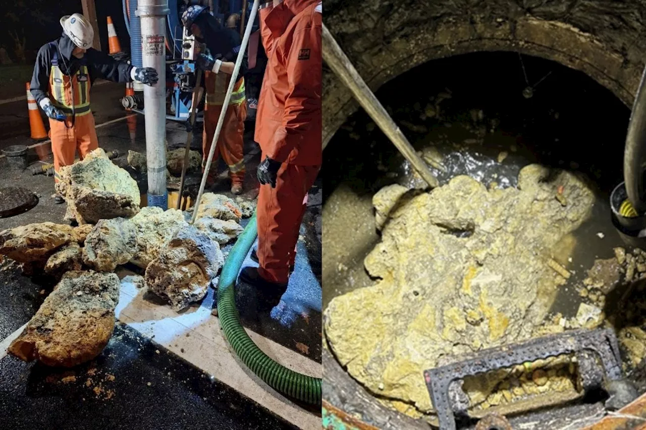 More than 50 tonnes of hardened grease found in Richmond sewer system