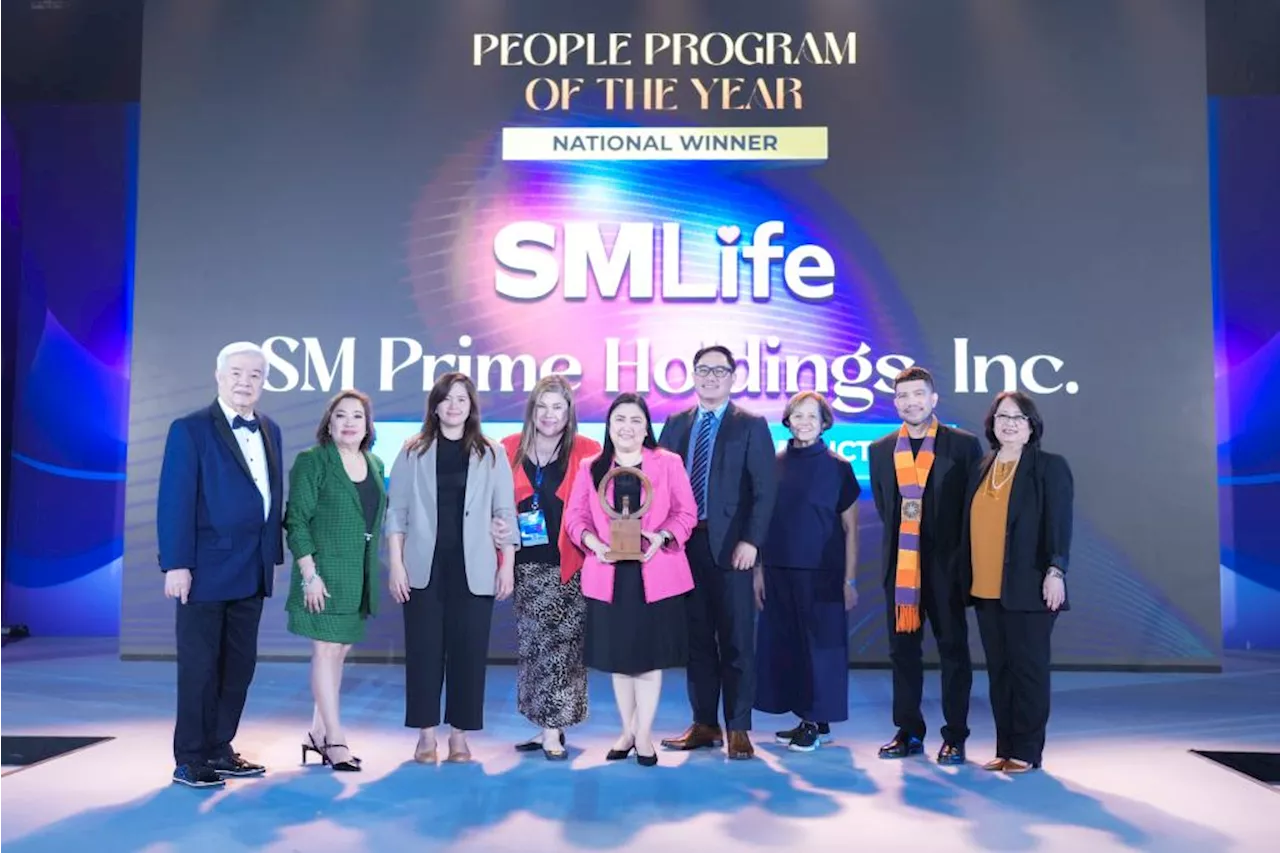 SM Life at SM Prime Group honored as 2024 PMAP People Program of the Year