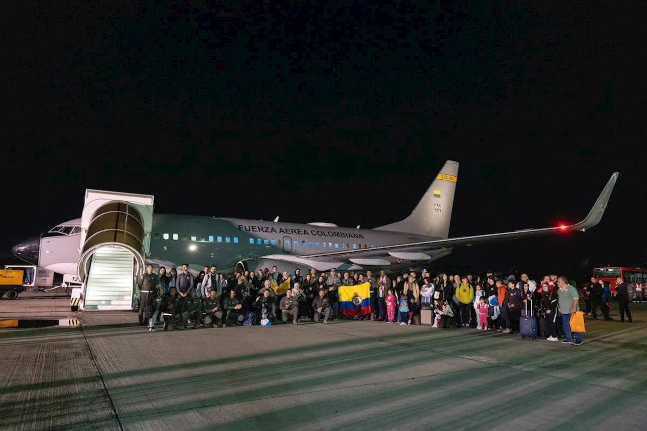 Aterrizó segundo vuelo humanitario con colombianos provenientes de El Líbano