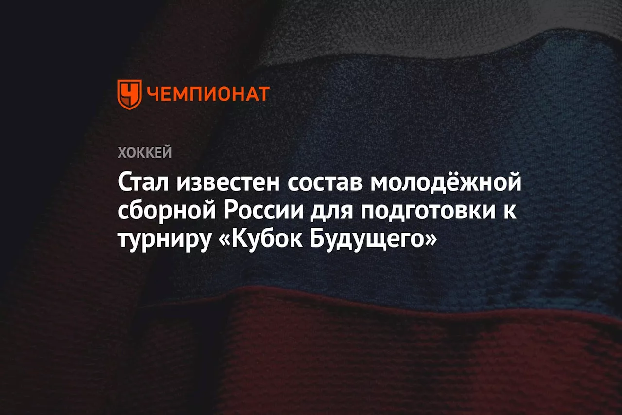 Стал известен состав молодёжной сборной России для подготовки к турниру «Кубок Будущего»