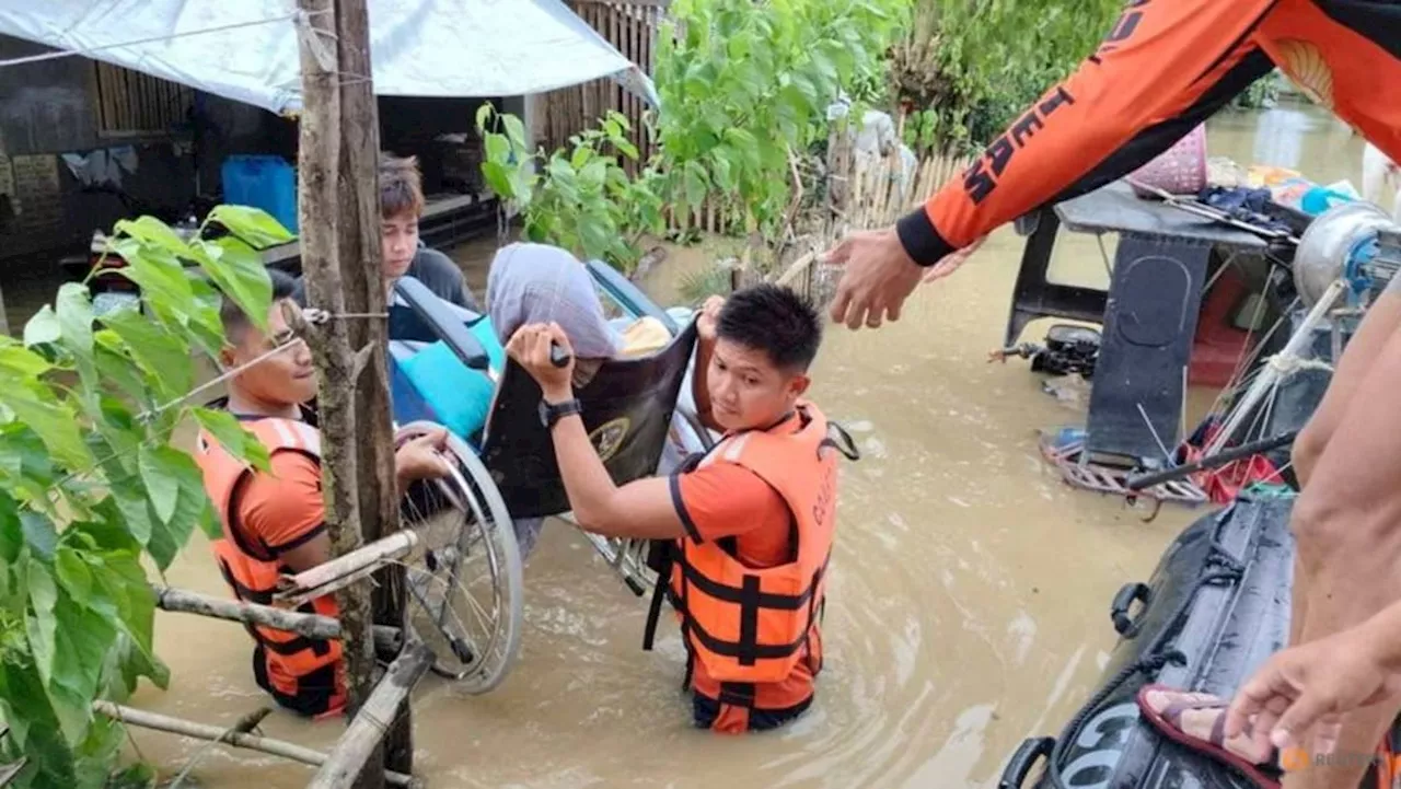 Tropical Storm Trami makes landfall, floods northern Philippine provinces