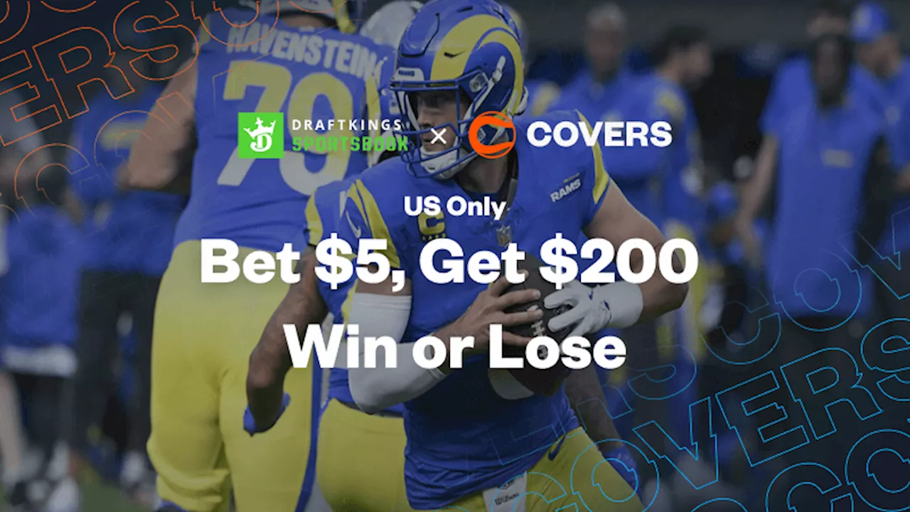 DraftKings Promo Code: Bet $5 on Vikings vs Rams, Get $200 Bonus Bets, Win or Lose