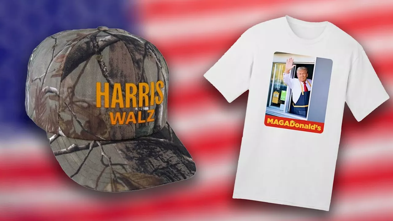 From camo couture to MAGADonald's: how merch defined the 2024 presidential election