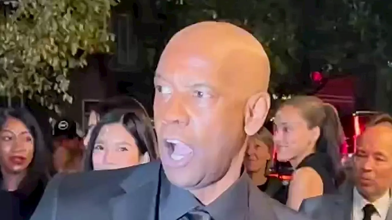 Denzel Washington lashes out at autograph hunters in dramatic video: 'What don't you understand!'