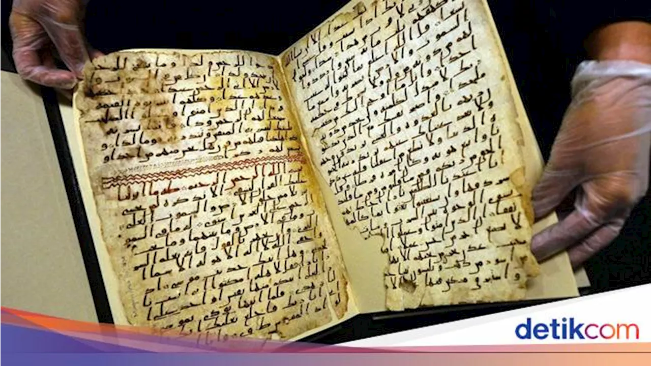 Manuskrip Al-Qur'an Tertua Disimpan di Inggris, Diyakini Berasal dari Era Rasulullah SAW