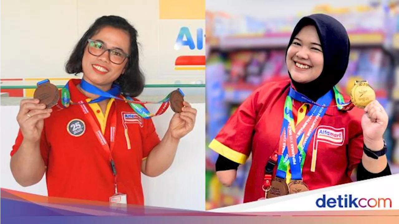 Bunga & Meiranti, Karyawan Alfamart yang Raih 5 Medali Peparnas Solo 2024