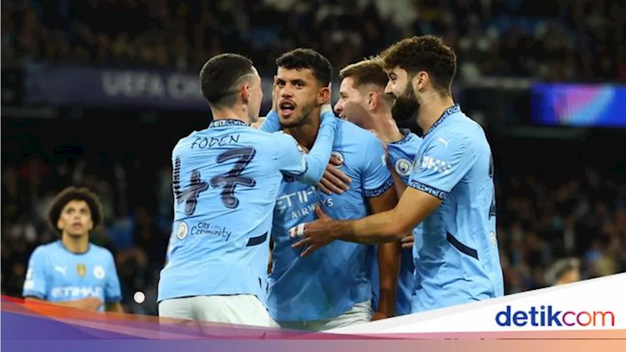 City Masih Tak Terkalahkan, Lewati Rekor MU di Liga Champions