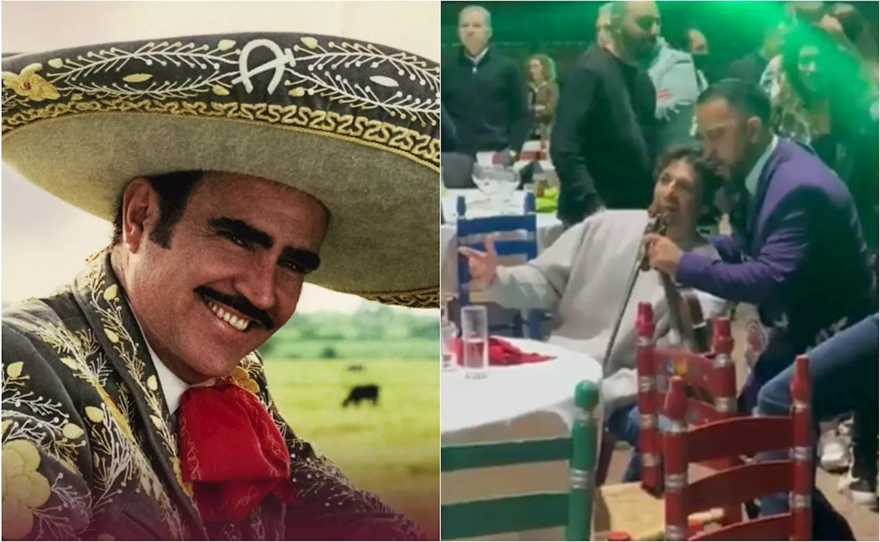 VIDEO: Carlos Sainz se avienta 'palomazo' con Mariachi al estilo de Vicente Fernández