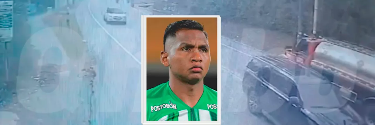 EN VIDEO: Así fue el momento exacto del accidente de tránsito de Alfredo Morelos en Rionegro