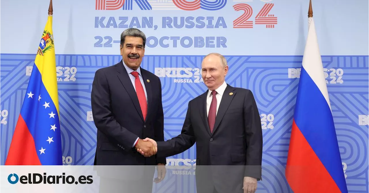 Maduro se reúne con el 'hermano presidente Putin' mientras Luna frena el ingreso de Venezuela en los BRICS