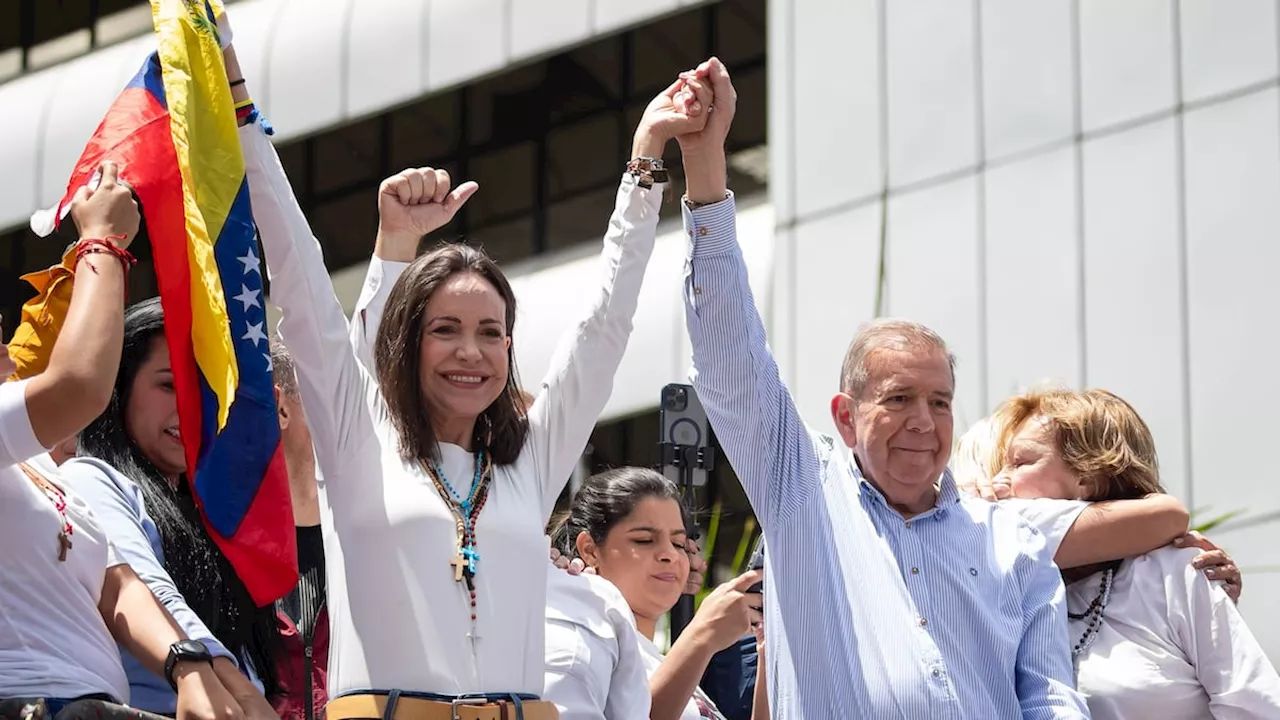 María Corina Machado y Edmundo González, premio Sájarov 2024 del Parlamento Europeo