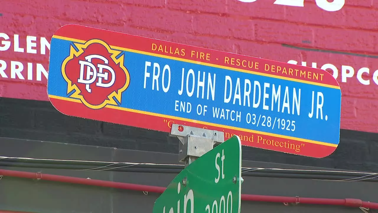 Dallas installs street signs honoring fallen first responders