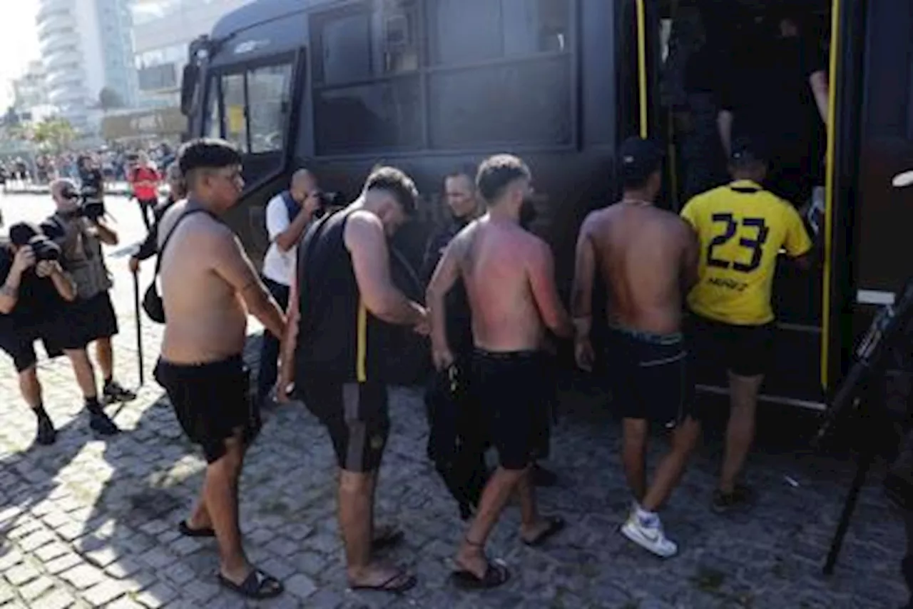 Violencia: más de 250 hinchas de Peñarol fueron detenidos en Brasil